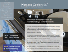 Tablet Screenshot of moorlandcookers.co.uk